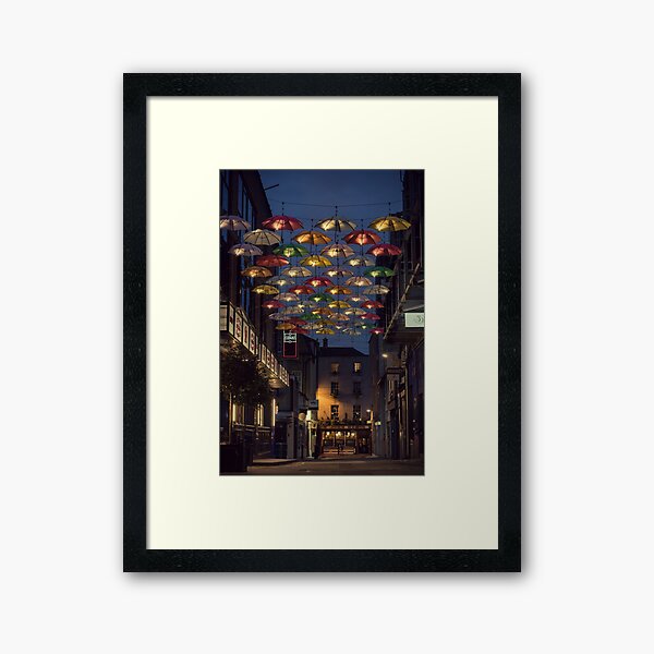 Item preview, Anne's Lane umbrellas at night - Dublin, Ireland designed and sold by ntphotos.