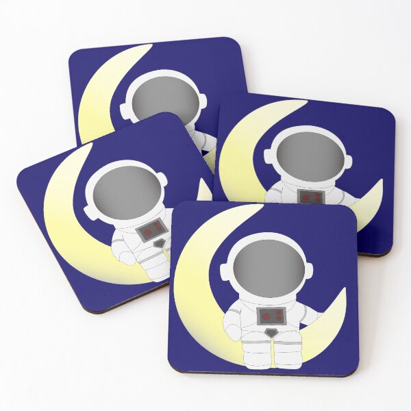 Item preview, Cute astronaut sitting on the moon designed and sold by Robloz.