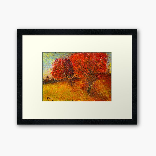 autumn tree's Framed Art Print