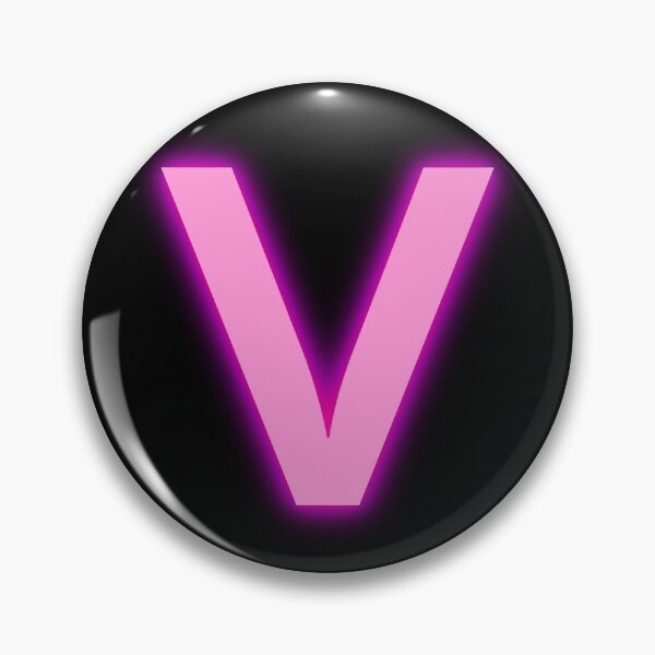 Item preview, Letter V Pink Neon Lights designed and sold by m95sim.