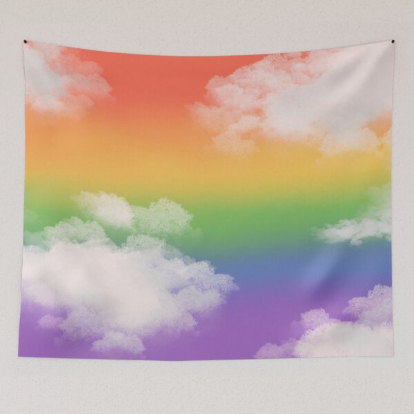 Item preview, rainbow clouds designed and sold by abigailscherer.