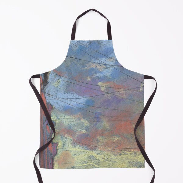 Item preview, April Sunset, City Landscape, Evening Sky, Soft Pastels designed and sold by Julia Khoroshikh.