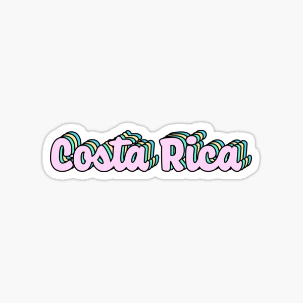 Item preview, Costa Rica Retro Purple Script designed and sold by modeoftravel.
