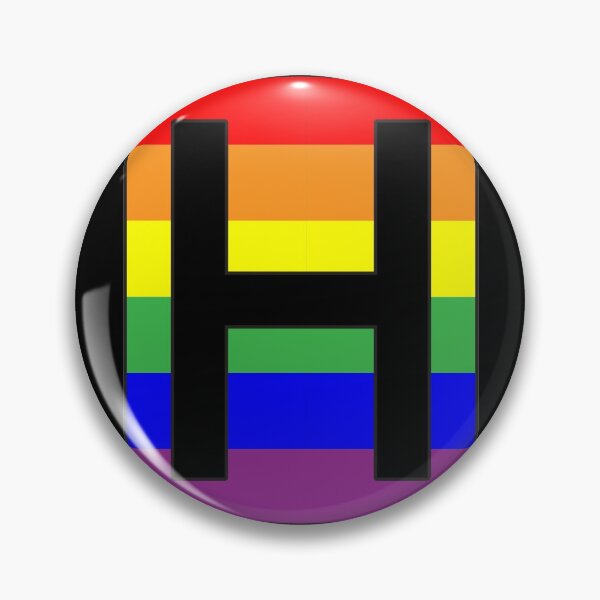 Item preview, Letter "H" LGBT Gay Pride Rainbow Flag font designed and sold by 65 MCMLXV.