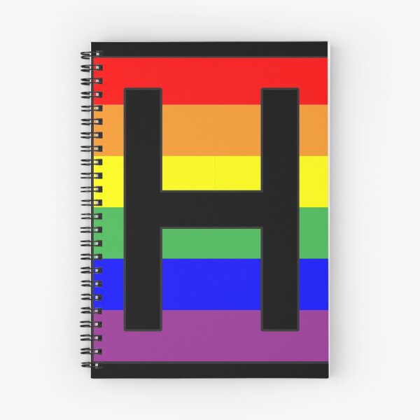 Item preview, Letter "H" LGBT Gay Pride Rainbow Flag font designed and sold by 65 MCMLXV.