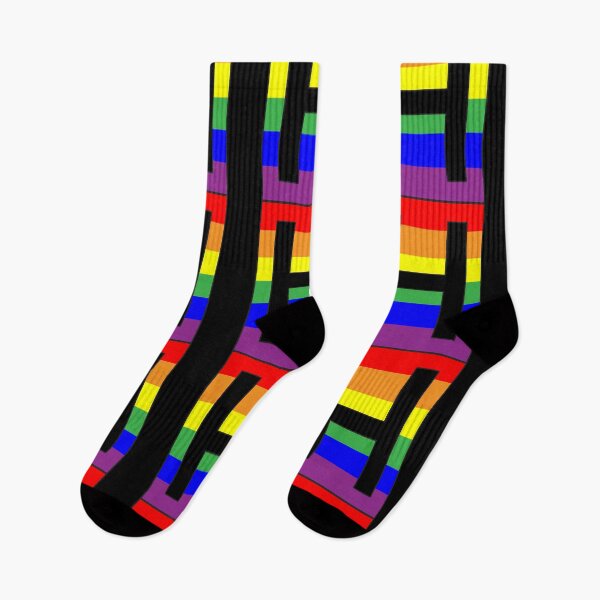 Item preview, Letter "H" LGBT Gay Pride Rainbow Flag font designed and sold by 65 MCMLXV.