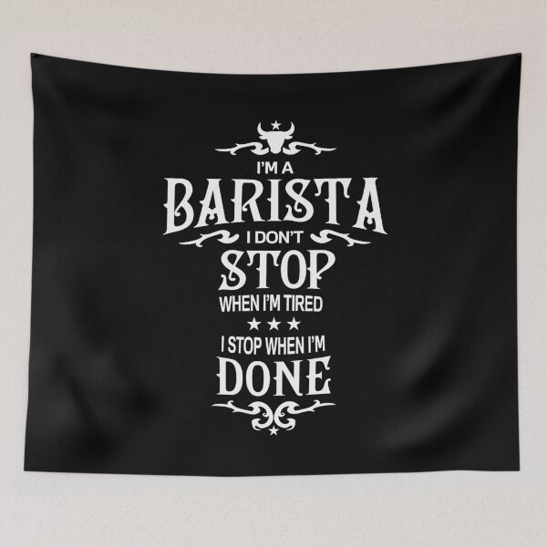 Item preview, Barista T Shirt - I Don't Stop Gift Item designed and sold by bornmedia.
