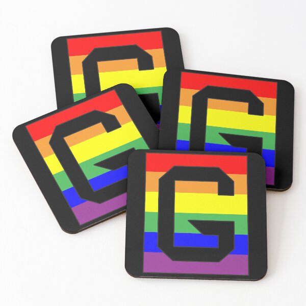 Item preview, Letter "G" LGBT Gay Pride Rainbow Flag font designed and sold by 65 MCMLXV.