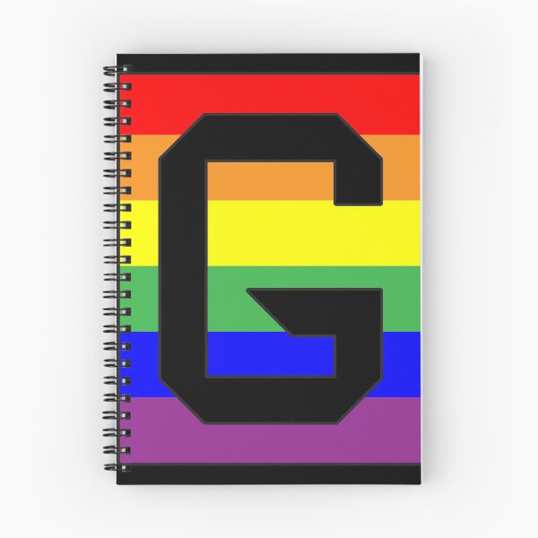 Item preview, Letter "G" LGBT Gay Pride Rainbow Flag font designed and sold by 65 MCMLXV.