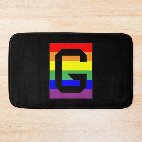 Item preview, Letter "G" LGBT Gay Pride Rainbow Flag font designed and sold by 65 MCMLXV.