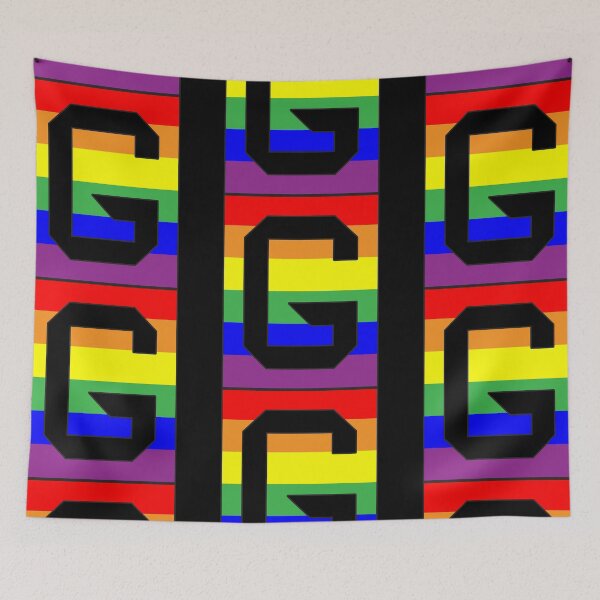 Item preview, Letter "G" LGBT Gay Pride Rainbow Flag font designed and sold by 65 MCMLXV.