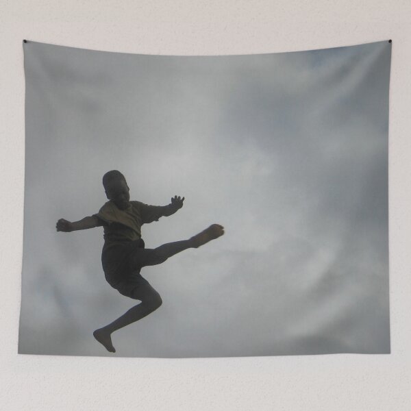 Item preview, Boy in Africa jumping designed and sold by ralphsamo.