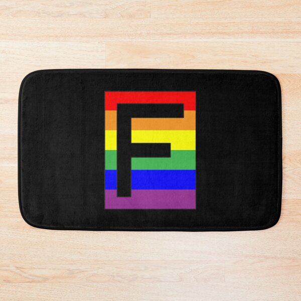 Item preview, Letter "F" LGBT Gay Pride Rainbow Flag font designed and sold by 65 MCMLXV.