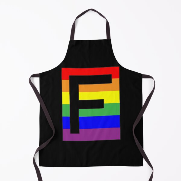 Item preview, Letter "F" LGBT Gay Pride Rainbow Flag font designed and sold by 65 MCMLXV.