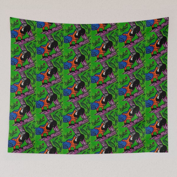 Item preview, Hola, Blue designed and sold by Amanda A. Anthony.