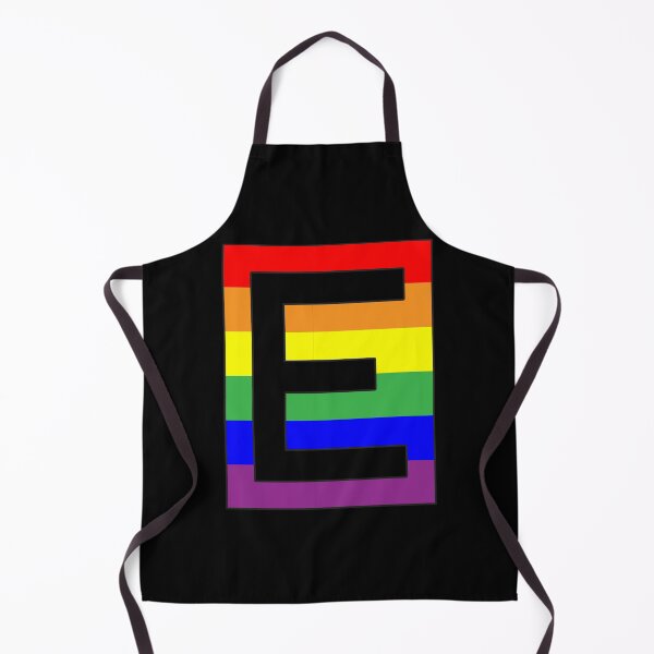 Item preview, Letter "E" LGBT Gay Pride Rainbow Flag font designed and sold by 65 MCMLXV.