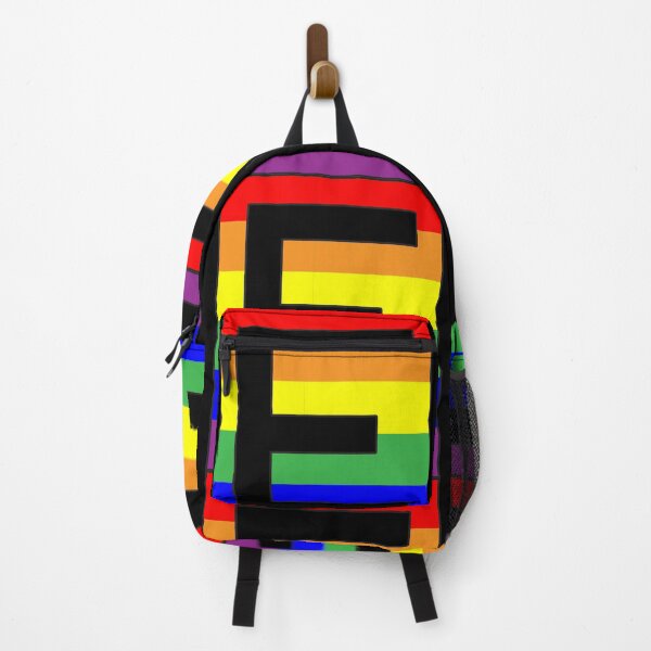 Item preview, Letter "E" LGBT Gay Pride Rainbow Flag font designed and sold by 65 MCMLXV.