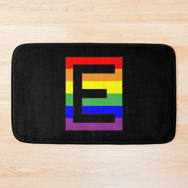 Item preview, Letter "E" LGBT Gay Pride Rainbow Flag font designed and sold by 65 MCMLXV.