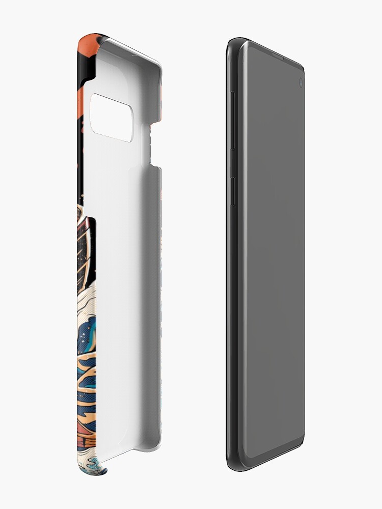 Alternate view of The black Great Ramen Case & Skin for Samsung Galaxy