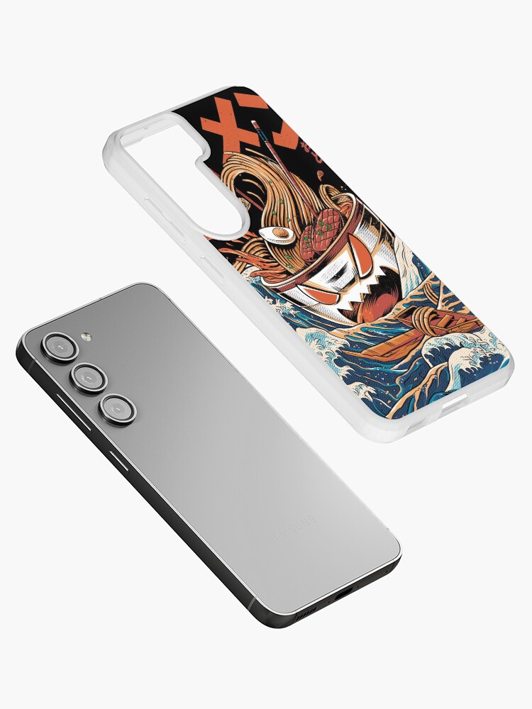 Thumbnail 2 of 4, Samsung Galaxy Phone Case, The black Great Ramen designed and sold by Ilustrata Design.