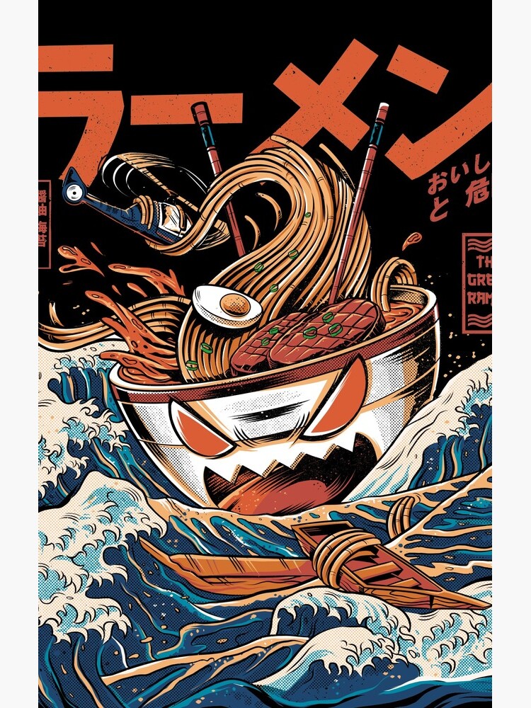 Thumbnail 4 of 4, Samsung Galaxy Phone Case, The black Great Ramen designed and sold by Ilustrata Design.