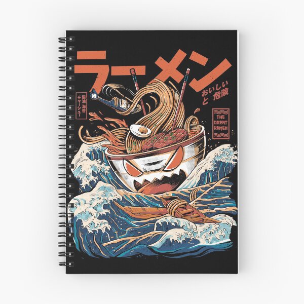 Item preview, The black Great Ramen designed and sold by Ilustrata®.