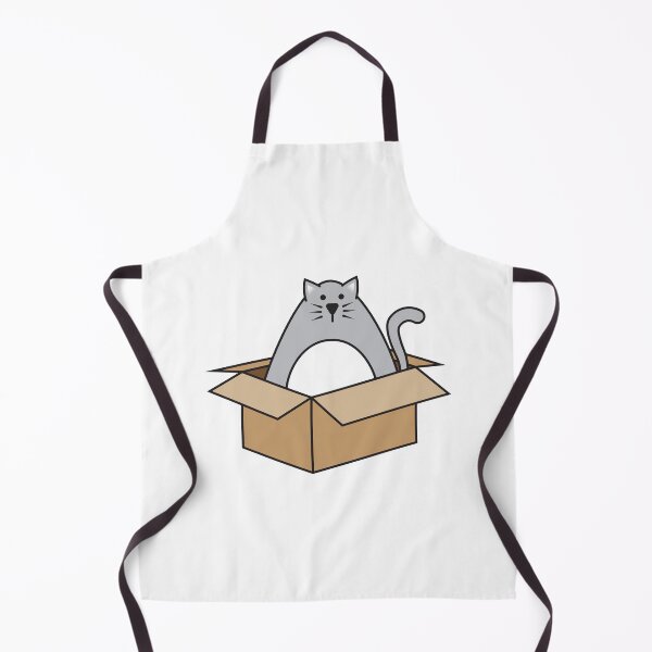 Item preview, Gray Cat in a Box designed and sold by RedHangarDesign.