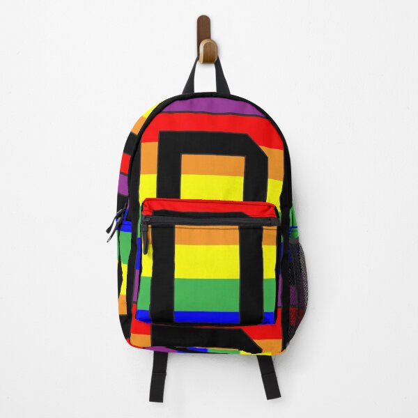 Item preview, Letter "D" LGBT Gay Pride Rainbow Flag font designed and sold by 65 MCMLXV.