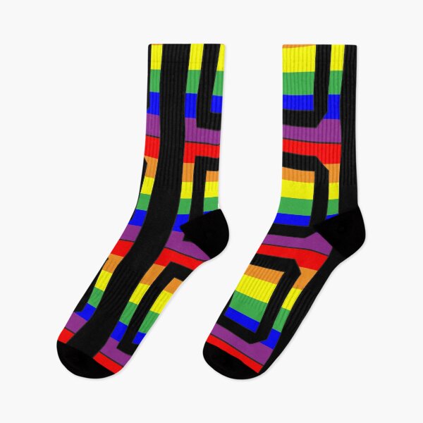 Item preview, Letter "D" LGBT Gay Pride Rainbow Flag font designed and sold by 65 MCMLXV.