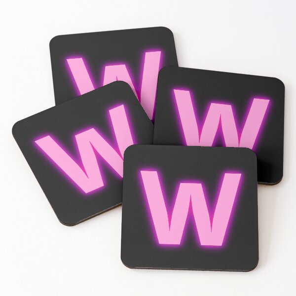 Item preview, Letter W Pink Neon Lights designed and sold by m95sim.