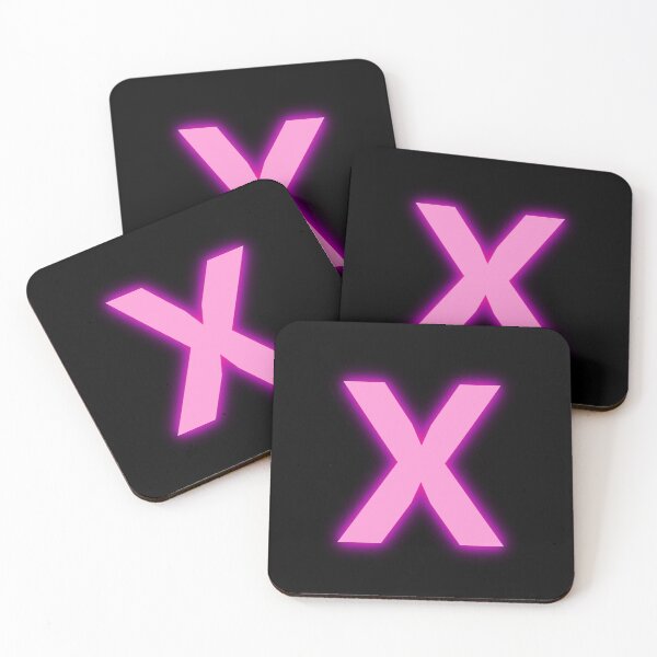 Item preview, Letter X Pink Neon Lights designed and sold by m95sim.
