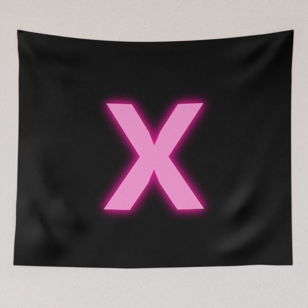 Item preview, Letter X Pink Neon Lights designed and sold by m95sim.