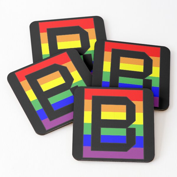 Item preview, Letter "B" LGBT Gay Pride Rainbow Flag font designed and sold by 65 MCMLXV.