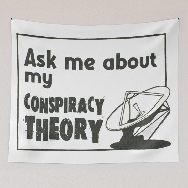Item preview, Ask me about my CONSPIRACY THEORY | Funny Vintage 80s Design designed and sold by elevens.