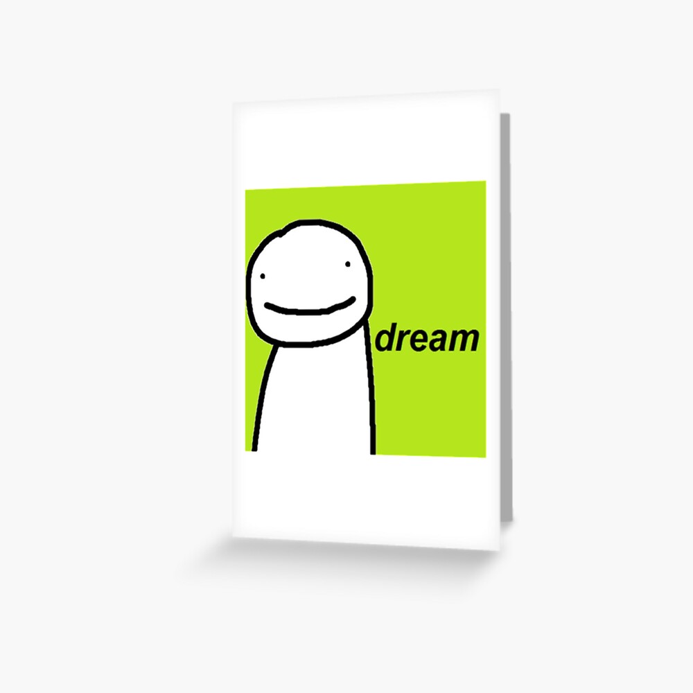 Minecraft Dream Greeting Card By Insomniations Redbubble