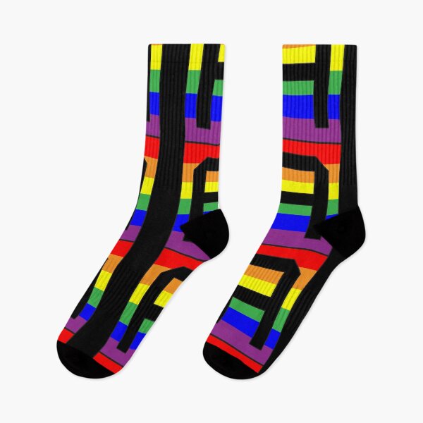 Item preview, Letter "A" LGBT Gay Pride Rainbow Flag font designed and sold by 65 MCMLXV.