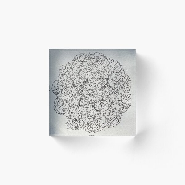 Mandala 1 Acrylic Block