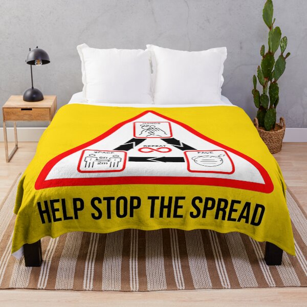 Item preview, Hands Face Space Repeat, Help Stop The Spread designed and sold by 4wordsmovement.