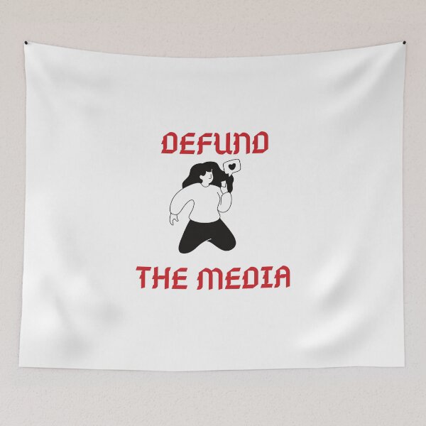 Item preview, USA Patriotism Election 2020 Defund the Media  designed and sold by UsaHappyArt.