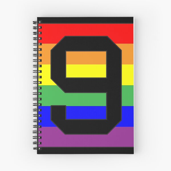Item preview,  Number "9" LGBT Gay Pride Rainbow Flag font designed and sold by 65 MCMLXV.