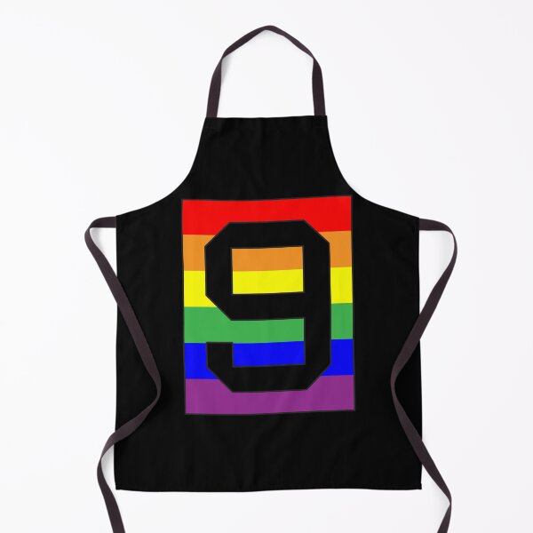 Item preview, Number "9" LGBT Gay Pride Rainbow Flag font designed and sold by 65 MCMLXV.