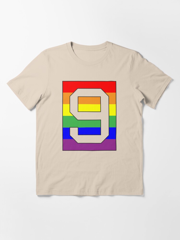 65 MCMLXV Unisex Lgbt Gay Pride Rainbow Flag Print Baseball Jersey M