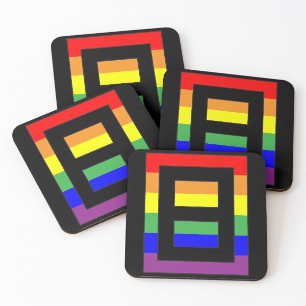 Item preview, Number "8" LGBT Gay Pride Rainbow Flag font designed and sold by 65 MCMLXV.