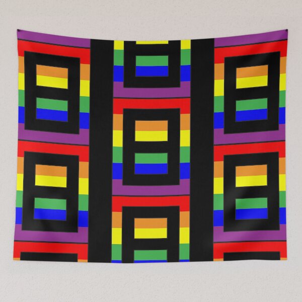 Item preview, Number "8" LGBT Gay Pride Rainbow Flag font designed and sold by 65 MCMLXV.