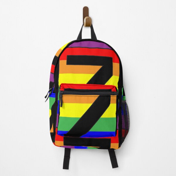 Item preview, Number "7" LGBT Gay Pride Rainbow Flag font designed and sold by 65 MCMLXV.