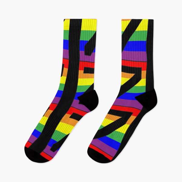 Item preview, Number "7" LGBT Gay Pride Rainbow Flag font designed and sold by 65 MCMLXV.