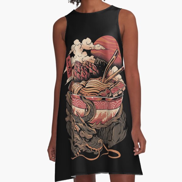Dragon's Ramen A-Line Dress