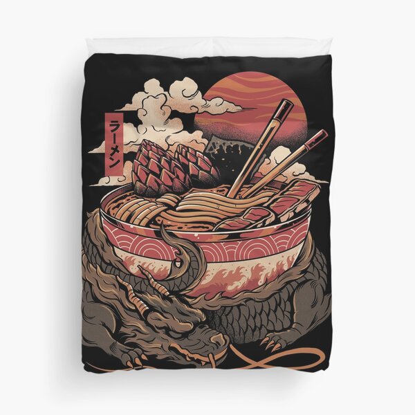 Dragon's Ramen Duvet Cover