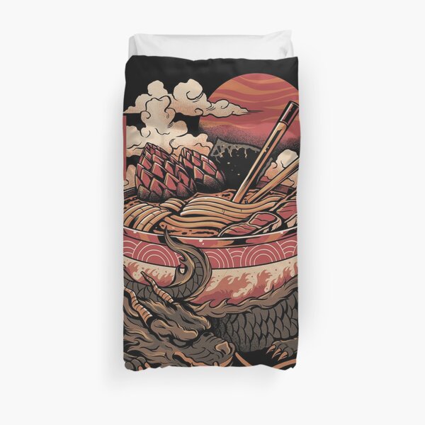 Dragon's Ramen Duvet Cover