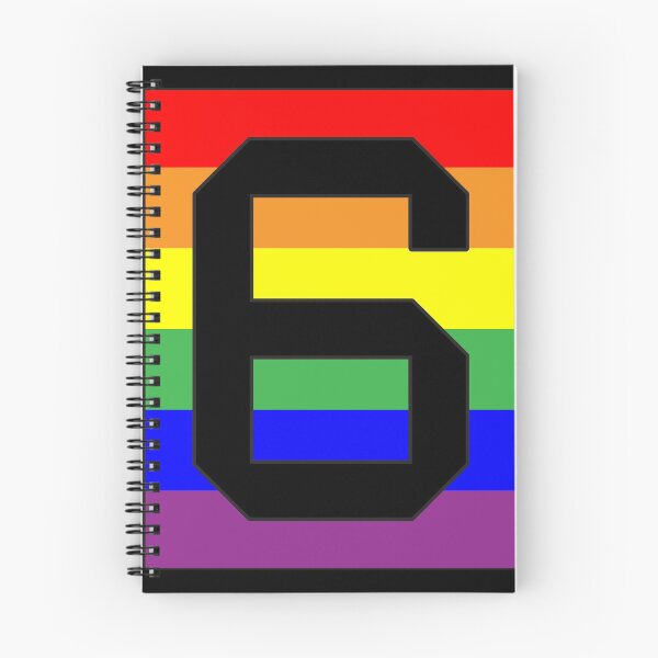 Item preview, Number "6" LGBT Gay Pride Rainbow Flag font designed and sold by 65 MCMLXV.